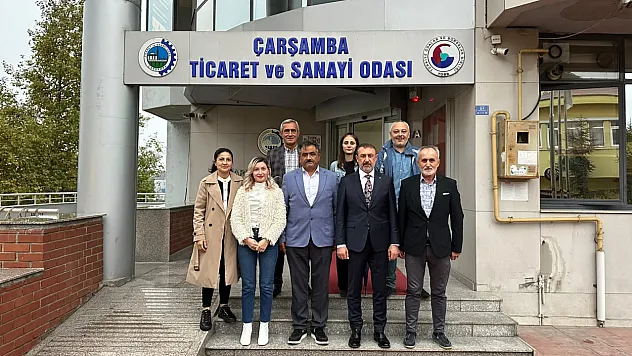 Yeşilırmak Gazeteciler Cemiyeti'nden ÇTSO ve ÇTB'ye ziyaret