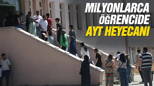 YKS'nin İkinci Oturumu AYT Başladı