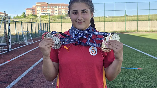 Yozgatlı genç sporcu yaz kış demeden çalıştı, çifte Türkiye derecesi elde etti