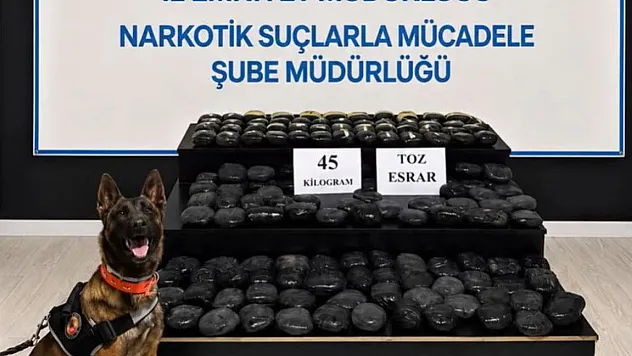 Yüksekova'da 45 Kilo esrar ele geçirildi!