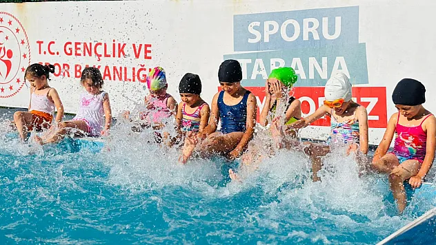 yüzme kurslarına yoğun ilgi