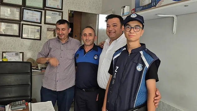 Zabıta olmak isteyen çocuğun hayali Bartın'da gerçek oldu