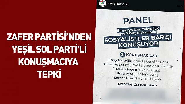 Zafer Partisi'nden Ahmet Asena tepkisi