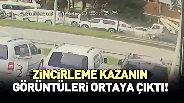 Zincirleme Kazanın Görüntüleri Ortaya Çıktı: Araçlar Alev Alev Yandı!