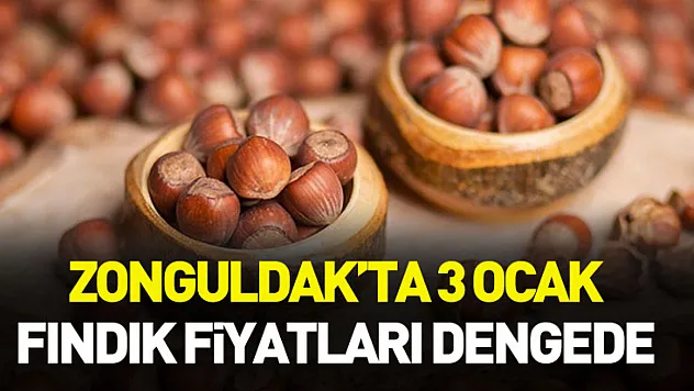 Zonguldak'ta 3 Ocak Fındık Fiyatları Dengede