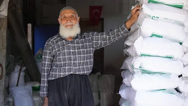 84 yaşında değirmenin başında