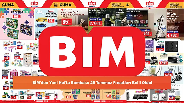 BİM'den Yeni Hafta Bombası: 28 Temmuz Fırsatları Belli Oldu!