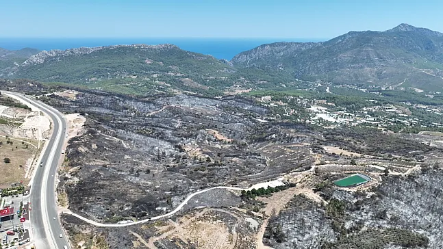 Kumluca'da yangının yaraları sarılıyor