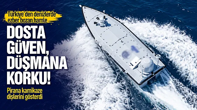 MKE'nin PİRANA'sından Doğu Akdeniz'de gövde gösterisi