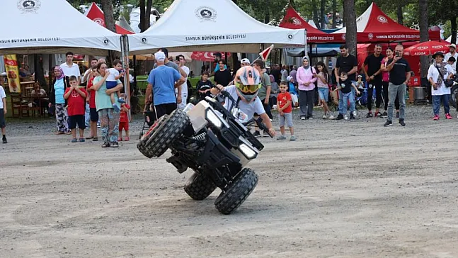 NebiyanFest'e minik sporcu damgası: 7 yaşındaki Ömer Ali'nın ATV şovu nefes kesti