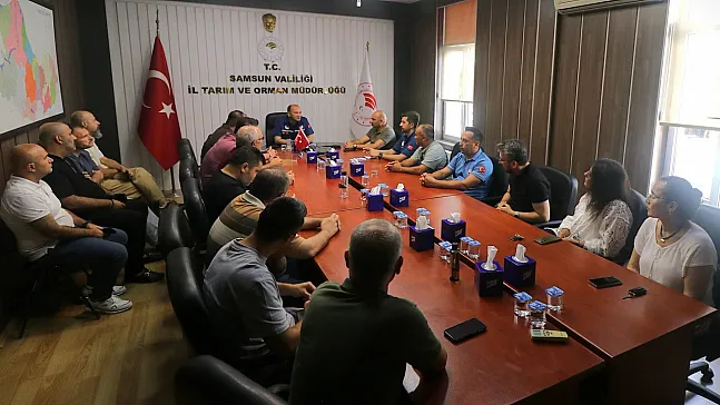 Samsun'da av sezonu öncesi balıkçılara sürdürülebilirlik ve mevzuat bilgilendirmesi