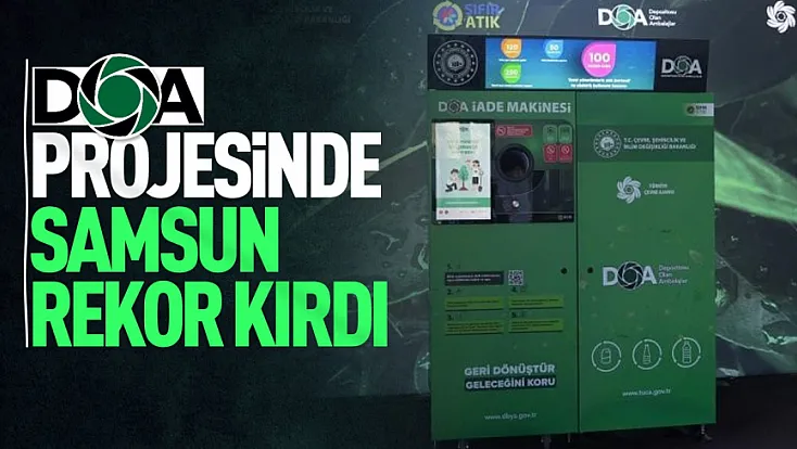 100 bin ambalaj hedefine ilk ulaşan Samsunlu oldu