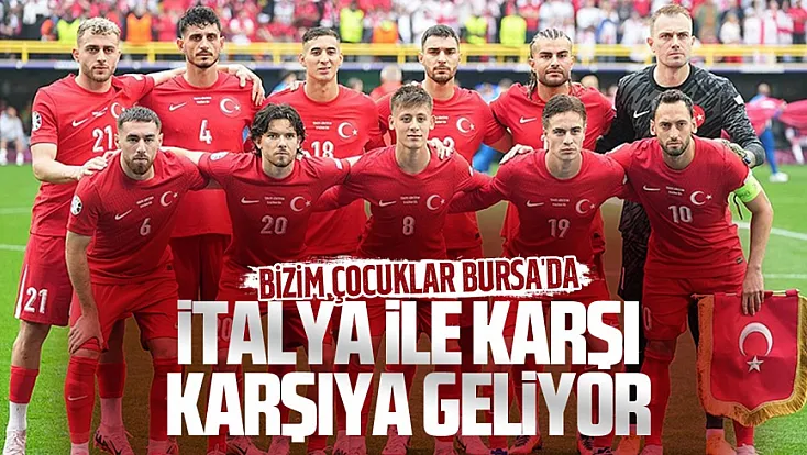 A Milli Takım Bursa'da İtalya karşısında Fransa mağlubiyetini telafi etmek istiyor
