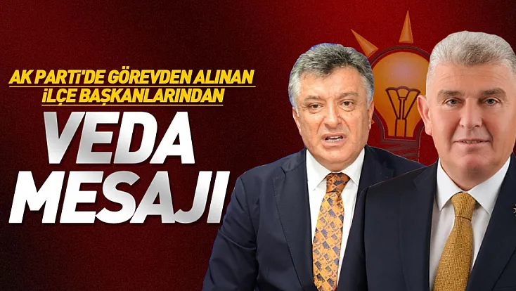 AK Parti’de Sandıkcı ve Baş’tan istifa açıklaması