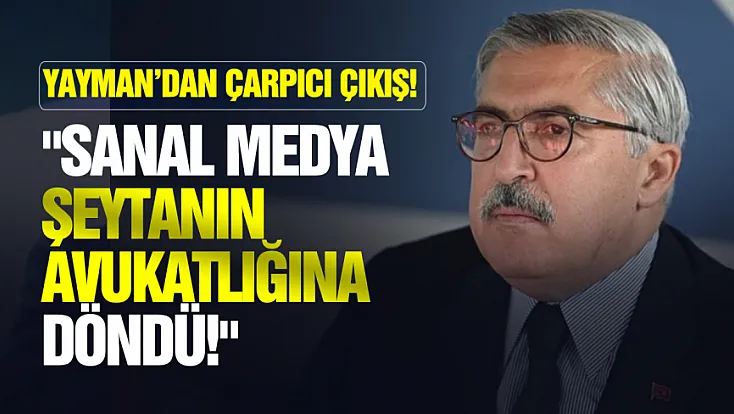 AK Parti'li Yayman'dan dikkat çeken açıklamalar!