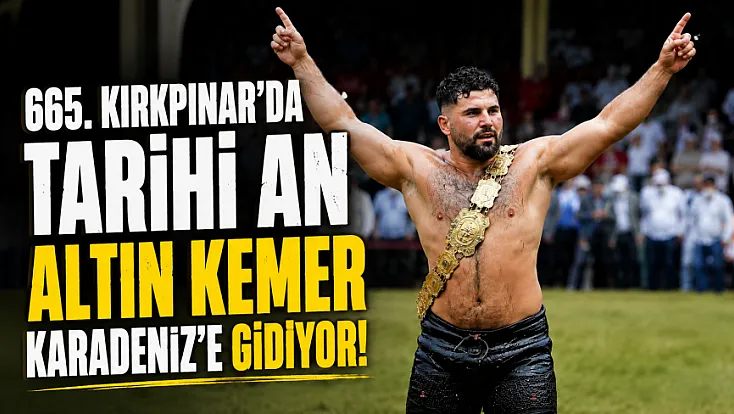 Altın kemer Karadeniz'de