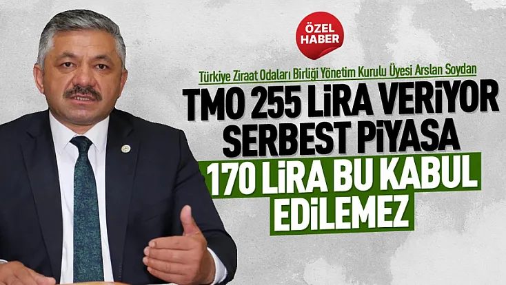 Arslan Soydan, ‘Serbest piyasanın fiyatını kabul etmiyoruz’