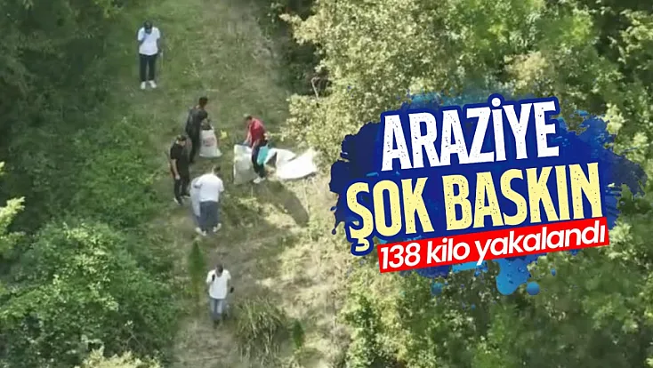 Bafra’da 138 kilo esrar ele geçirildi