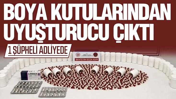 Bagajdaki Boya Kutularından Uyuşturucu Çıktı: 1 Şüpheli Adliyede