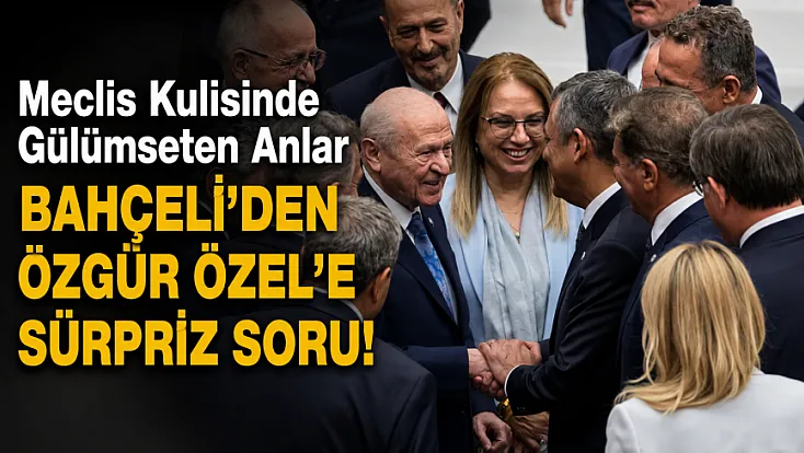 Bahçeli ile Özel Arasında Dikkat Çeken Diyalog