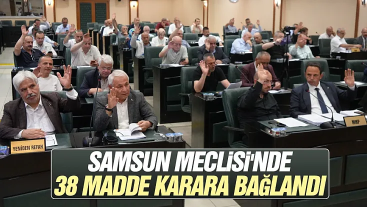 Büyükşehir Belediye Meclisi'nde 38 madde karara bağlandı