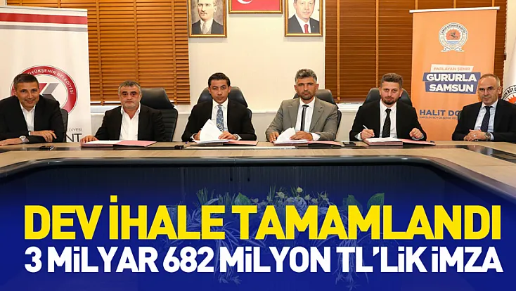 Büyükşehir’den dev ihale
