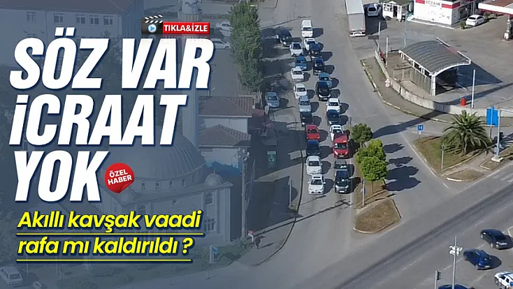 Çarşamba'da kavşak çilesi sürüyor