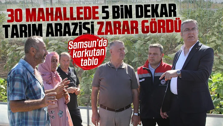Çarşamba’da sağanak sonrası hasar tespit çalışmaları sürüyor