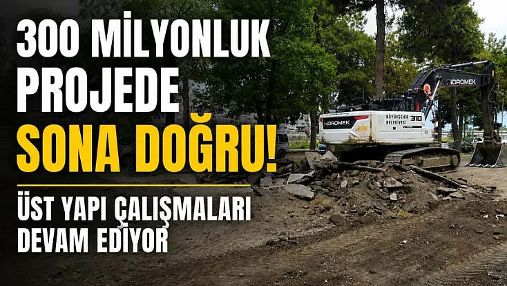 Çarşamba'da üstyapı çalışmaları sürüyor