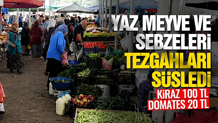Çarşamba halk pazarında alışveriş hareketliliği