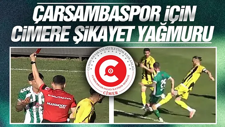 Çarşambaspor taraftarlarından CİMER hamlesi