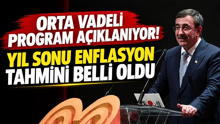 Cumhurbaşkanı Yardımcısı Cevdet Yılmaz, Orta Vadeli Programı açıklıyor