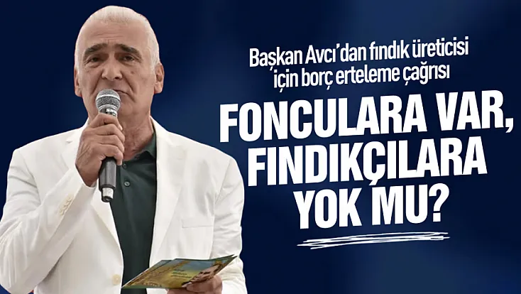 Erdal Avcı: Borçlar yıl sonuna kadar ertelensin