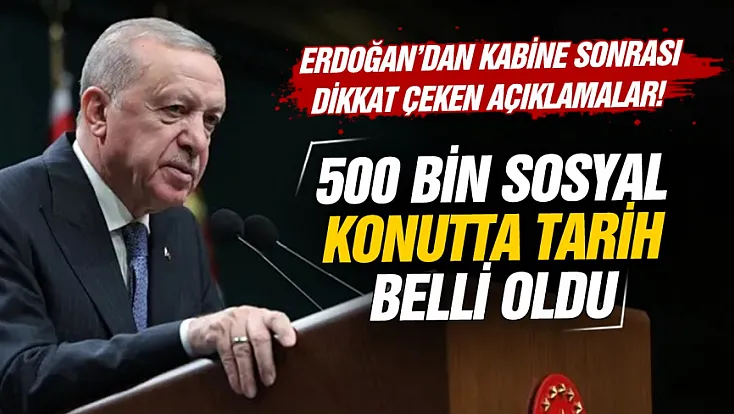 Erdoğan’dan kabine toplantısı sonrası net mesajlar