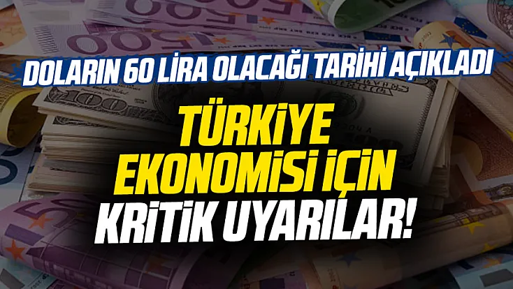 Fitch Ratings Türkiye raporunu yayımladı: Doların 60 lira olacağı tarihi açıkladı