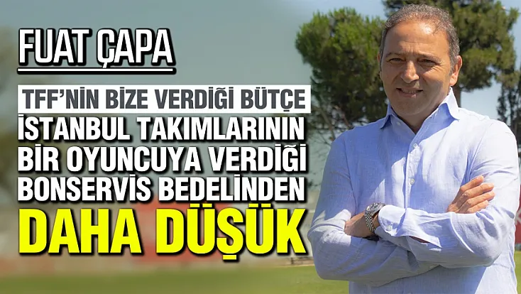 Fuat Çapa’dan TFF’ye transfer bütçesi sitemi