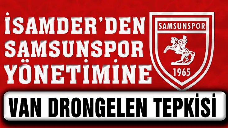İstanbul Samsunsporlular Derneği’nden Rick van Drongelen açıklaması