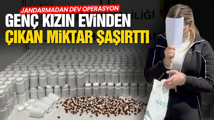 Jandarmadan Zehir Tacirlerine Darbe: Genç Kız Tutuklandı