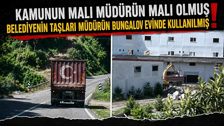 Kamunun malı Müdürün malı olmuş