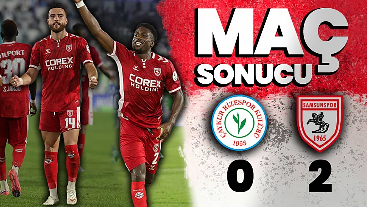 Karadeniz derbisinde zafer Samsunspor'un