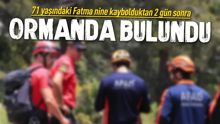 Kaybolduktan 2 gün sonra sağ bulundu