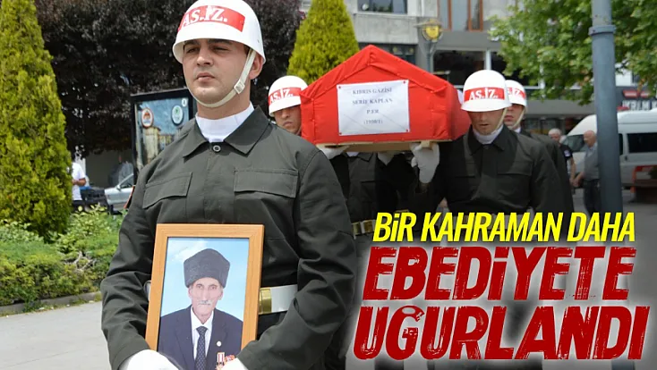 Kıbrıs Gazisi Şerif Kaplan'a veda
