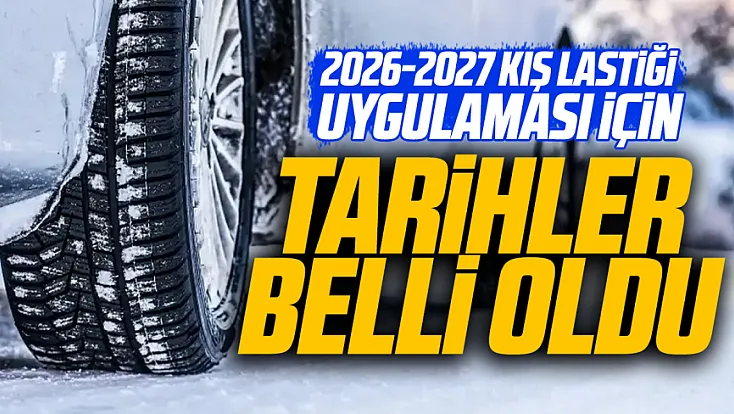 Kış lastiği zorunluluğu 15 Kasım'da başlıyor