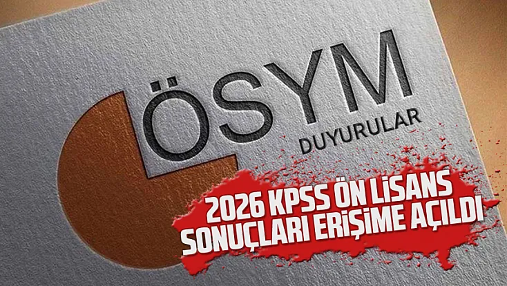 KPSS ön lisans sonuçları açıklandı