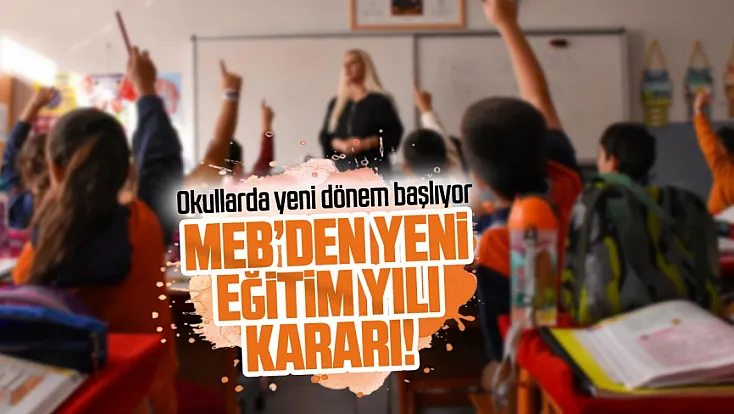 MEB bildirdi: Okullarda yeni dönem kuralları belli oldu