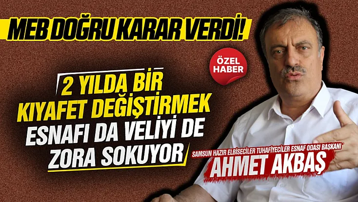 MEB’in okul kıyafeti kararı Samsun esnafını memnun etti