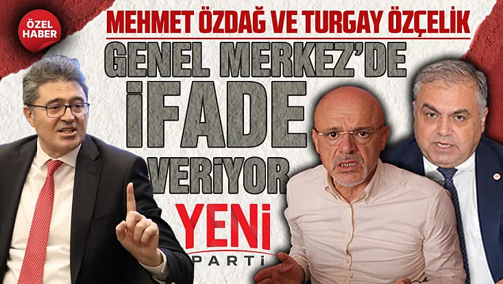 Özdağ ve Özçelik, Ensar Aytekin’le toplantıya girdi