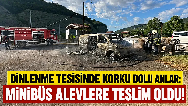 Samsun-Ankara Karayolunda Yangın