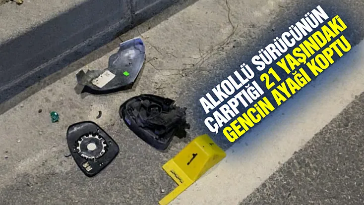 Samsun Bafra'da otomobilin çarptığı genç ağır yaralandı