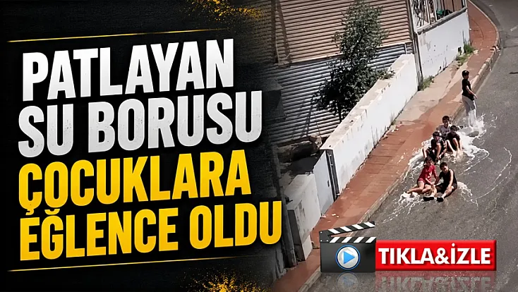 Samsun Canik’te çocukların sulu eğlencesi